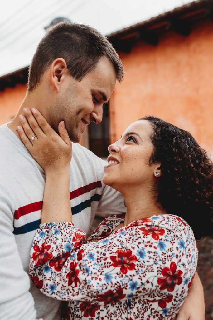 Engagement Couple Portrait | Antigua Urban Street | Guatemala | Cassidy & Cameron 09