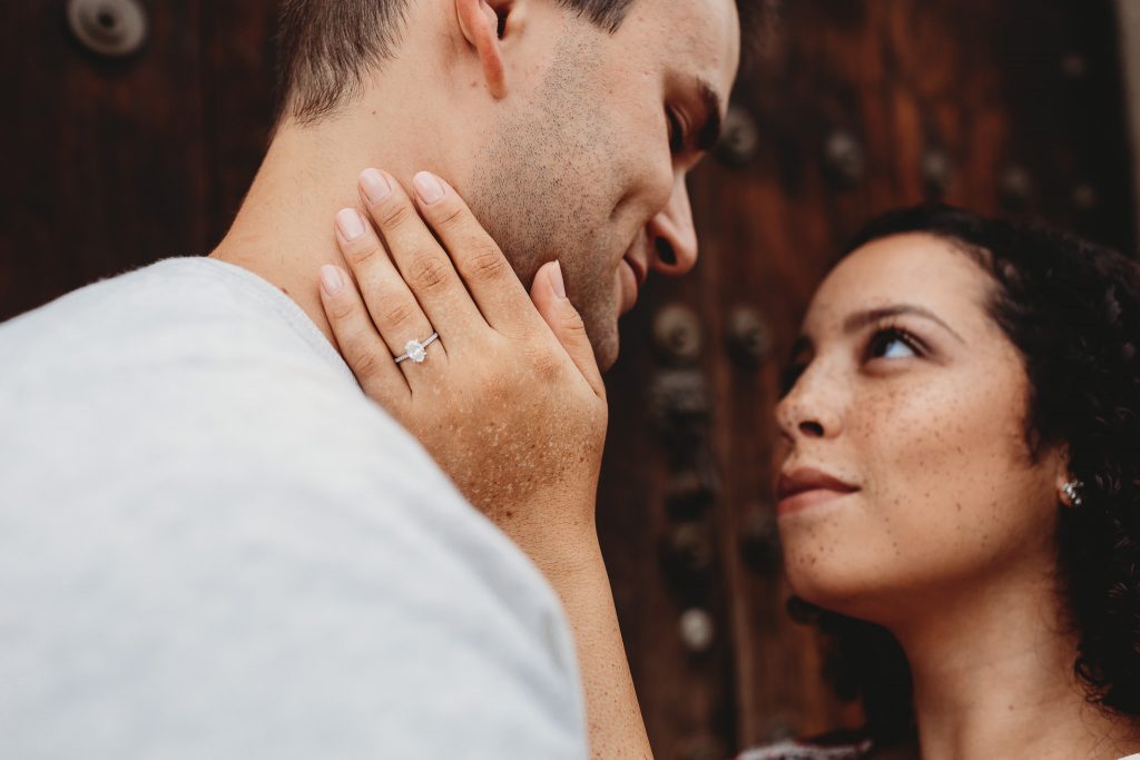 Engagement Couple Portrait | Antigua Urban Street | Guatemala | Cassidy & Cameron 12