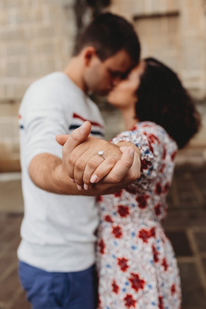 Engagement Couple Portrait | Antigua Urban Street | Guatemala | Cassidy & Cameron 15