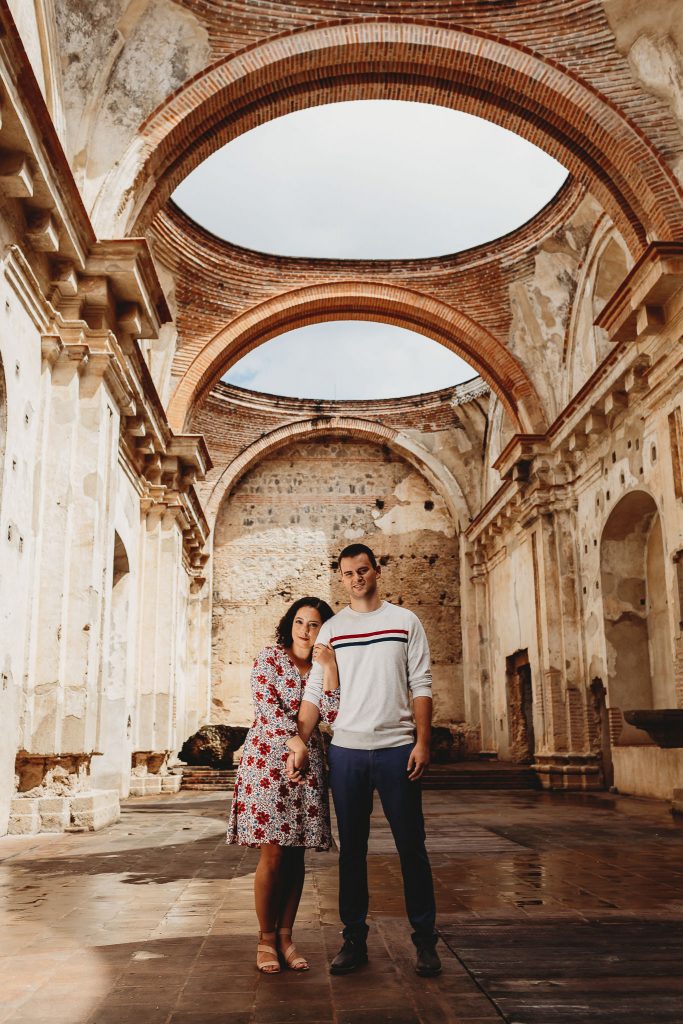 Engagement Couple Portrait | Antigua Ruinas Santa Clara | Guatemala | Cassidy & Cameron 19