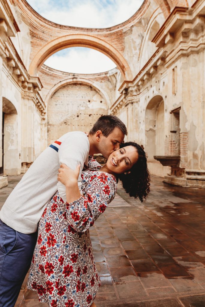 Engagement Couple Portrait | Antigua Ruinas Santa Clara | Guatemala | Cassidy & Cameron 23