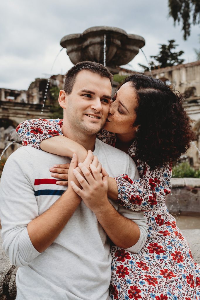 Engagement Couple Portrait | Antigua Ruinas Santa Clara | Guatemala | Cassidy & Cameron 26
