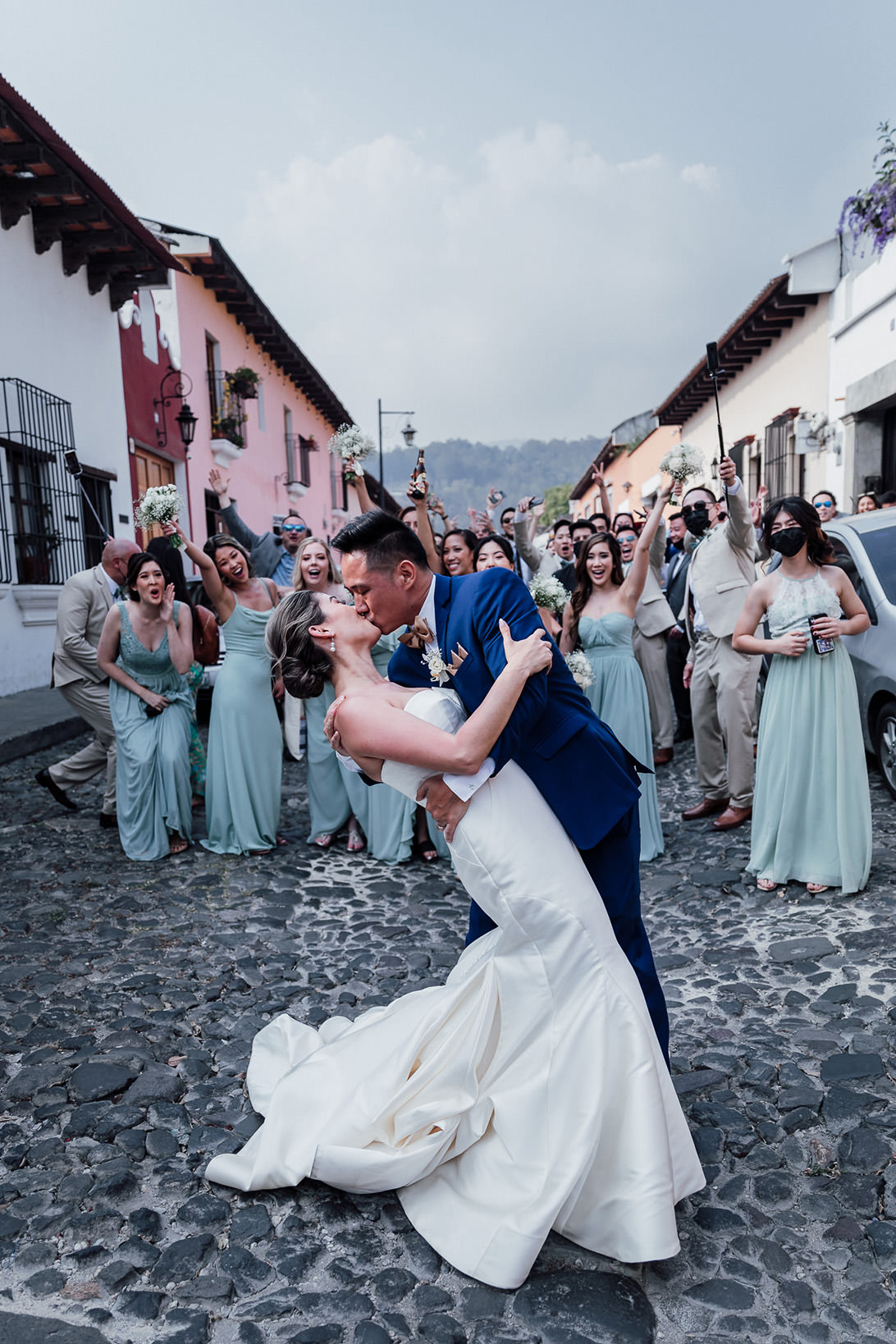 Engagement Couple Portrait | Antigua Urban Street | Guatemala | Cassidy & Cameron 07