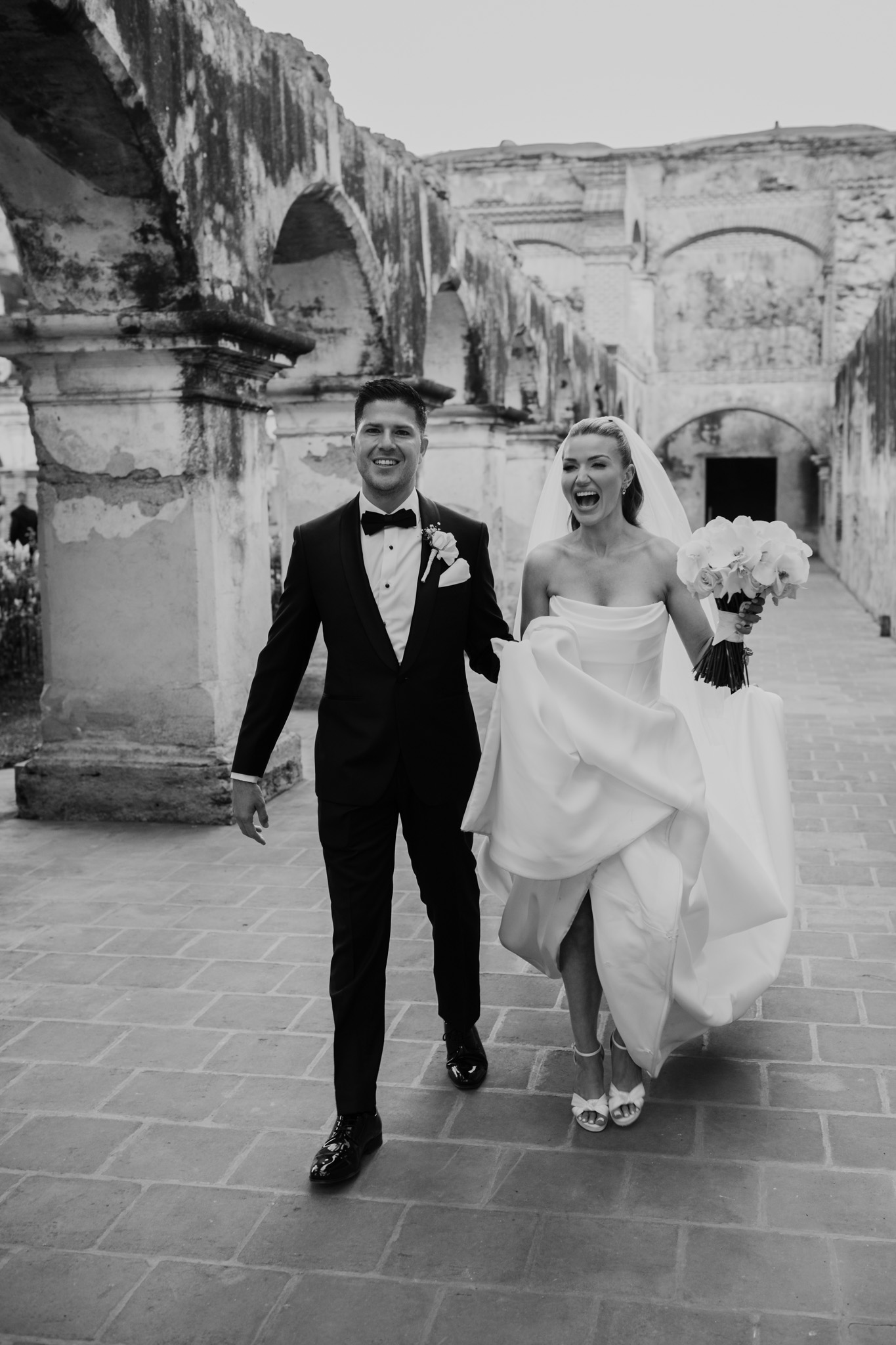 Engagement Couple Portrait | Antigua Urban Street | Guatemala | Cassidy & Cameron 07